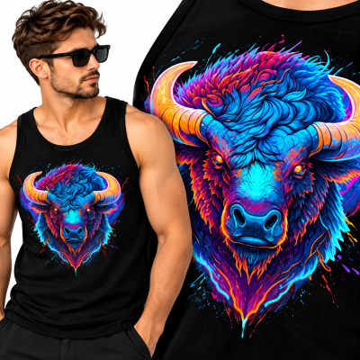 TANK TOP ZWIERZĘTA   BAD BULL